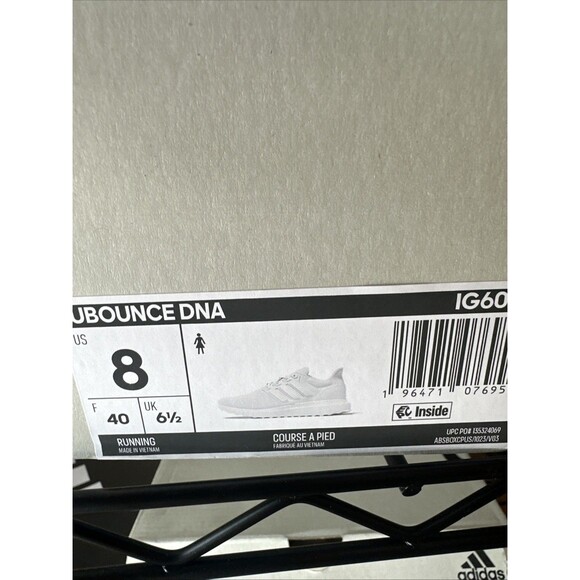 Size 8 - adidas UBounce DNA White Black main image 6